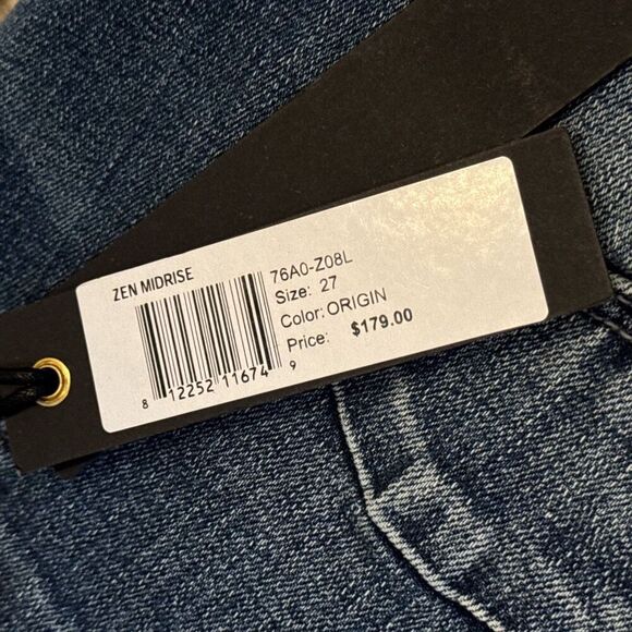 NWT Cult of Individuality Zen Mid-rise Jeans size 27 - Picture 8 of 8